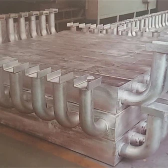 Stand-off aluminium slank anode
